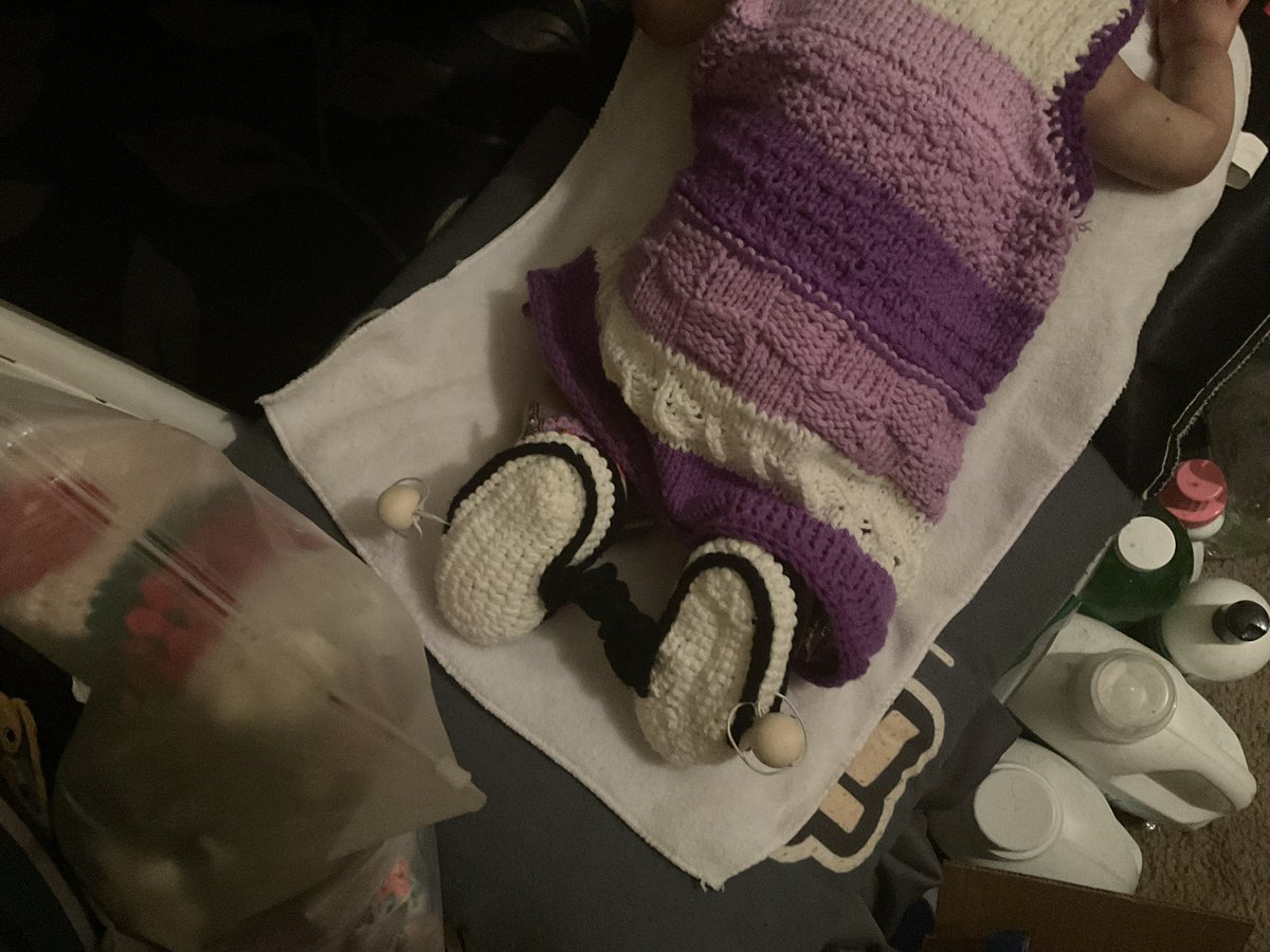 AngelicScroll95's tweet photo. Great News: Brönte’s Club Foot Brace has been fully completed and assembled! I might need to add some Velcro attachments somewhere, but overall? I’m extremely proud! #reborn #reborns #clubfoot https://t.co/9VuGj8aYzT