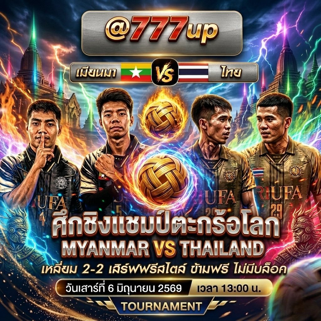 LineLSBKK's tweet photo. ศึกแห่งศักดิ์ศรีที่แฟนตะกร้อรอคอย 
ไทย ปะทะ พม่า
วันที่ 6 มิถุนายน 2569
 เวลา 13.00 น.
เสิร์ฟฟรีสไตล์
ข้ามฟรีสไตล์
" LINE สมัคs 
https://t.co/mKvSnUwH23

#ตะกร้อไทย #ตะกร้อไฮไลต์ #ตะกร้อ #TakrawHighlight #TakrawThailand #SepakTakraw #ตะกร้อเดือด #เบียร์เดอะวอยซ์ #คนละครึ่ง https://t.co/35410kKYlL