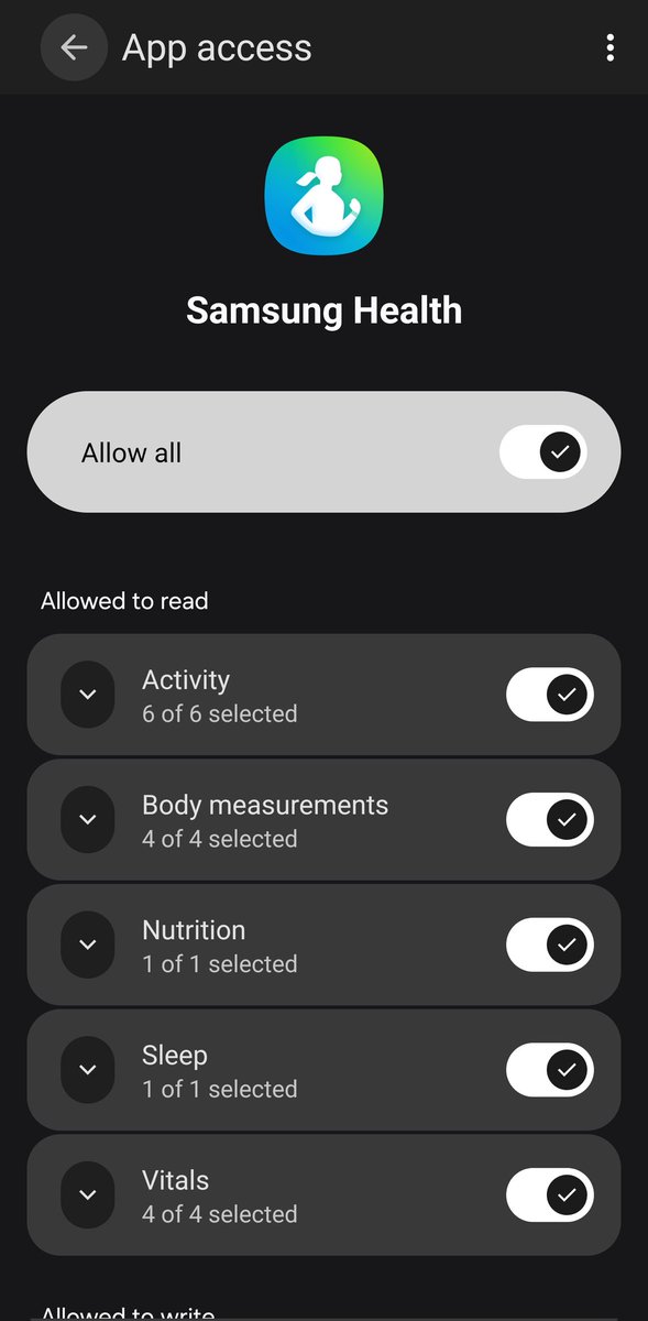 Sweetpie314's tweet photo. ถ้าเป็นพรี่ Android จะมีสิ่งที่เรียกว่า "Health Connect" ของระบบ ที่แต่ละแอปสามารถแชร์หรือดึงข้อมูลสุขภาพส่วนกลางได้ ดังนั้น สมมติใช้ Galaxy Watch ของ ซซ ก้ให้ Google Health อ่านข้อมูลได้ แต่จะใช้ข้อมูลตามที่มี (อย่างในรูป G. Health บอกไม่สามารถอ่าน Sleep Score จาก 3rd party ได้) https://t.co/RpBAPQ8FGu