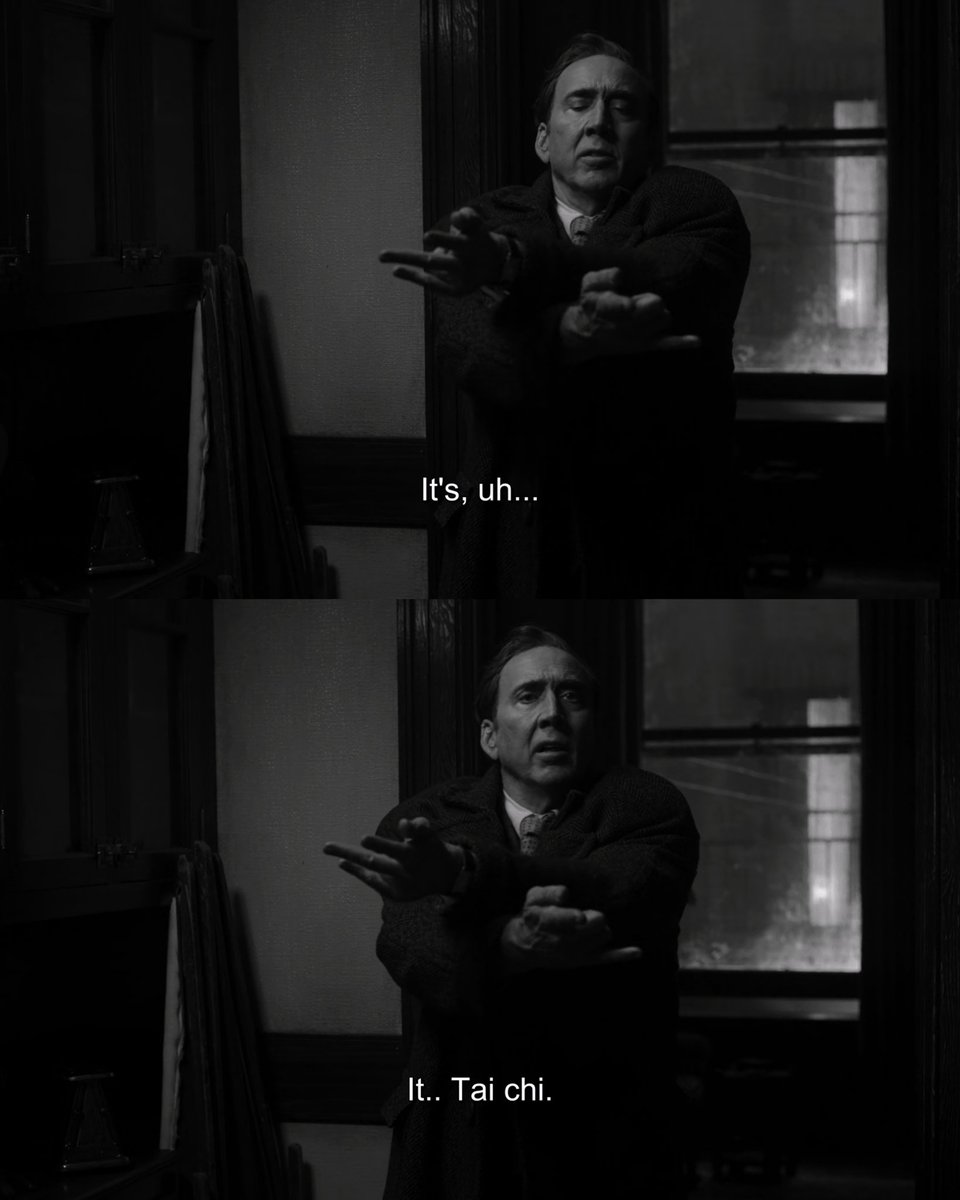 ashotmagazine's tweet photo. “It's Tai chi.” 

— Spider-Noir S01E02 https://t.co/VWyrOM4jaS