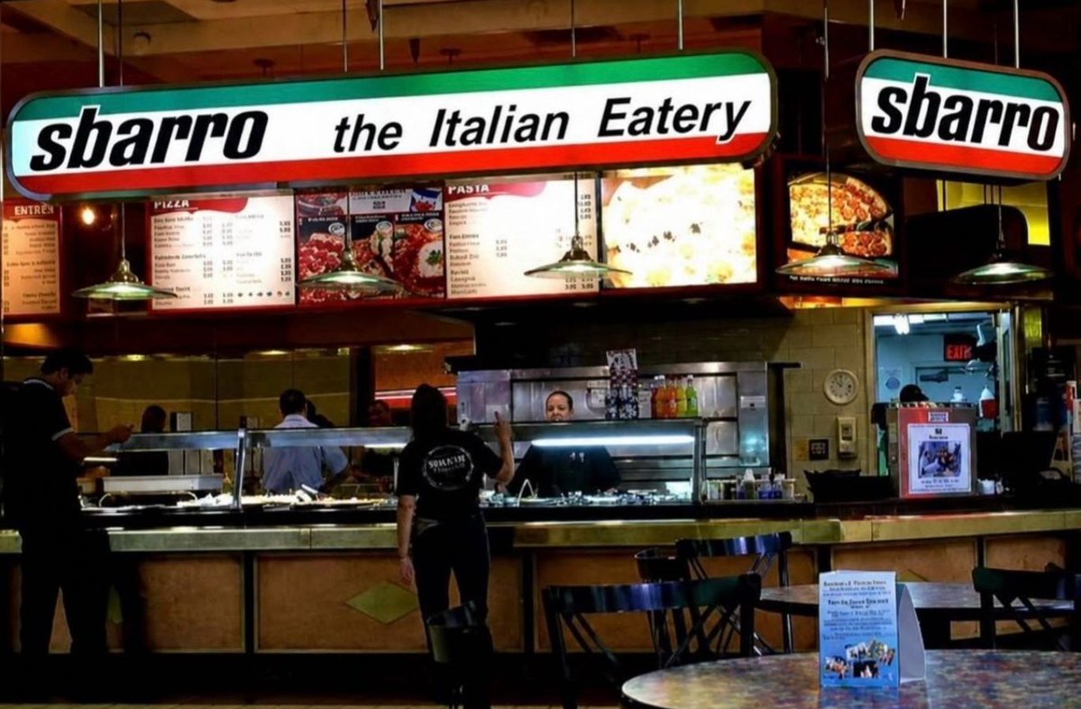 nostalgiacore's tweet photo. The only real spot to eat with your friends at the mall back in the 90s https://t.co/Ig8egQqHCt