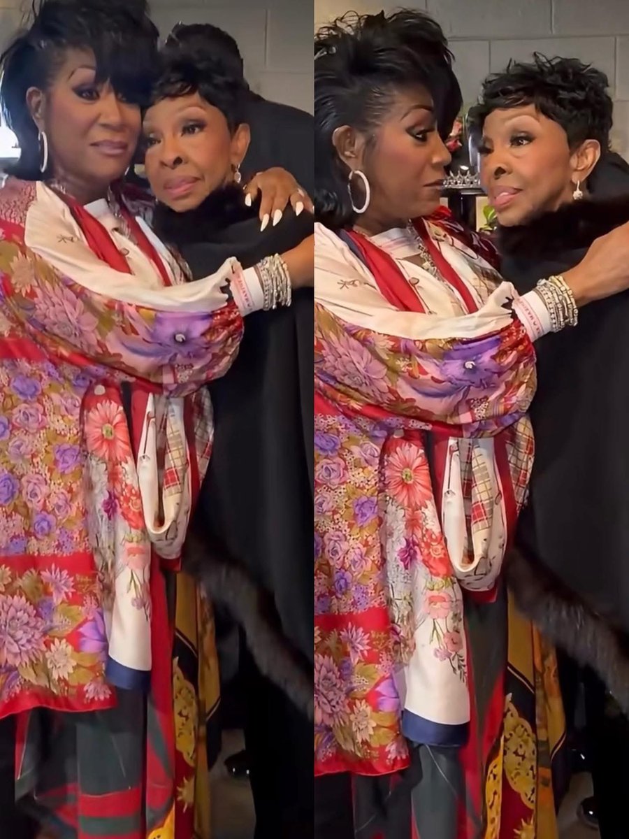 freakoutsideofx's tweet photo. 65 years of friendship, grace, and sisterhood. Even through recent illness, Gladys Knight showed up and shined alongside Patti LaBelle backstage on tour last night. A beautiful reminder of strength, faith, and women lifting each other up. ❤️✨ https://t.co/IUlYxrMqQm