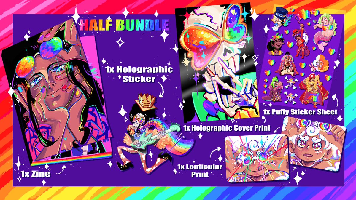 WigglesDTuff's tweet photo. 🌈✨RAINBOW ZINE 2 PRE-ORDERS OPEN✨🌈
Happy pride friends!!! I'm happy to share a sequel to my zine from last year, but this time it's more than TWICE the size of the last one!! I've put so much of my heart into this, and I hope to bring some color to a pretty dark time 💖 https://t.co/sRblKRR9qN