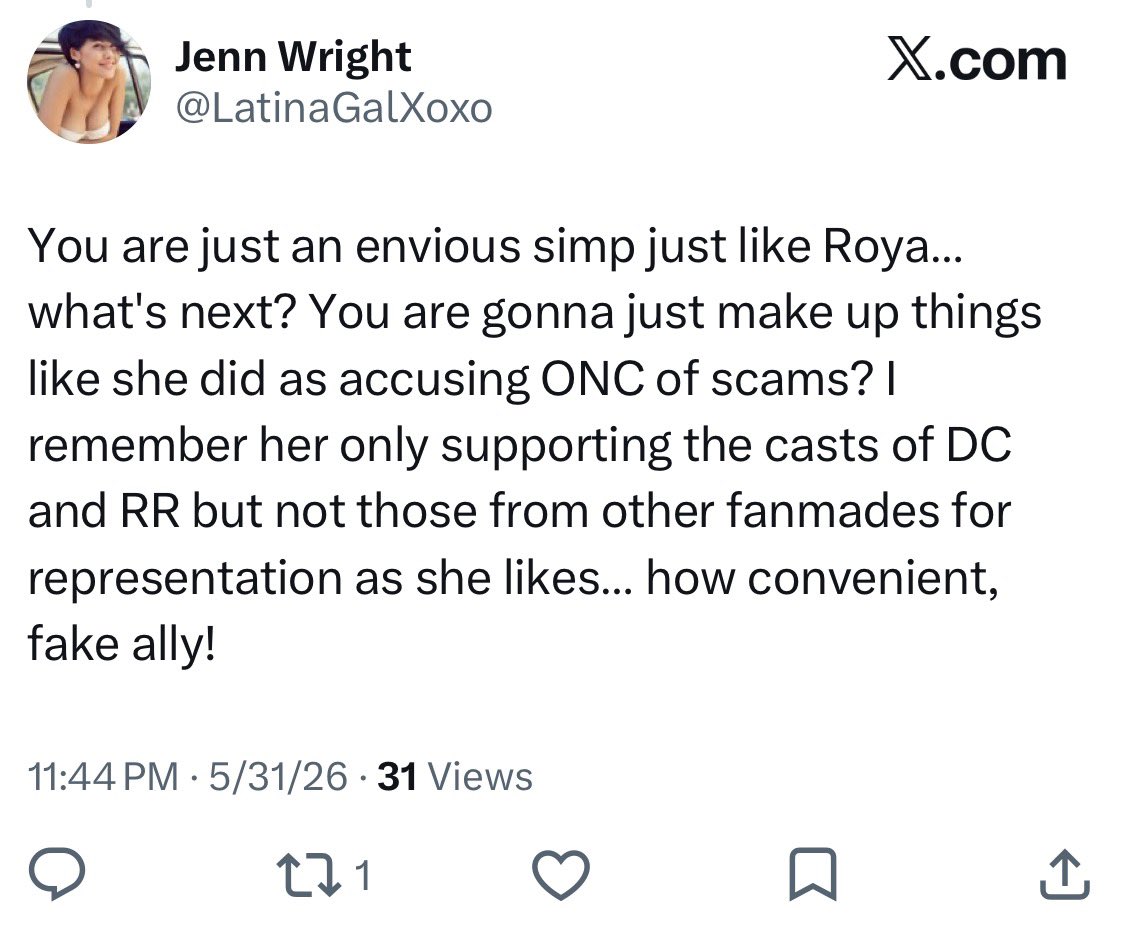 RoTheeQueen's tweet photo. I’m tired of people using this point against me. I’m ONE person I can’t make support threads for every single show. I only did dc bc the VAs r easily accessible and I was personally helped by a show runner from RR who helped me reach VAs. How many support threads have YOU made? https://t.co/NlPtBU1scH