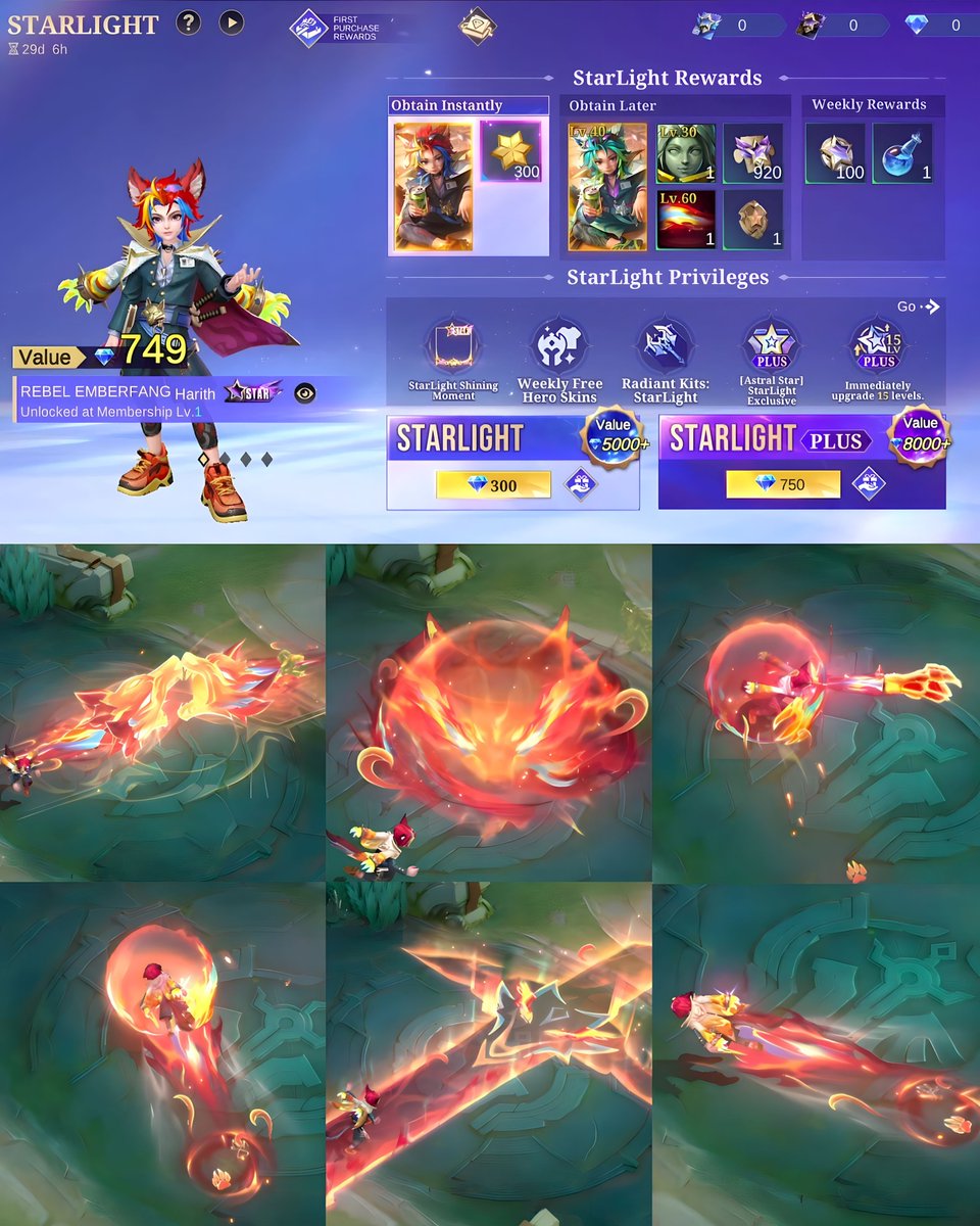 mlleaksfb's tweet photo. June StarLight Harith "Rebel Emberfang"

> Available Later
> Server Time 4:00P.M GMT+8 https://t.co/gMmYZA10L2