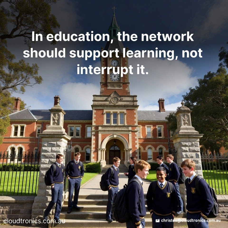 CH_Cloudtronics's tweet photo. Schools need connectivity that keeps up with real-world demand. Find out what Cloudtronics can do for you. https://t.co/4XxNq3bzZS #FiberOptics #SmartSchools #TechThatMatters #CX #DigitalTransformation #AutomationExperts #Cloudtronics https://t.co/G090tYwb9y