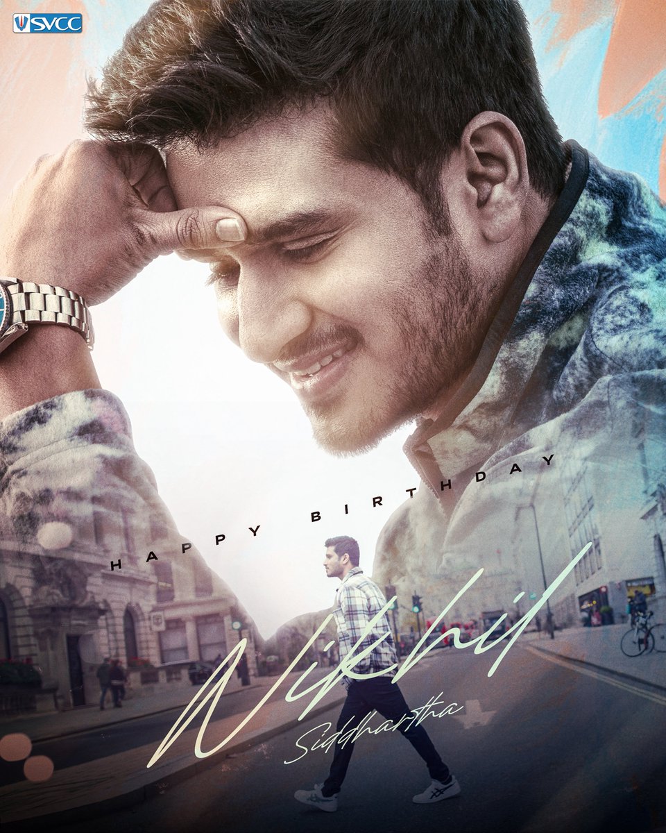 SVCCofficial's tweet photo. Wishing the dynamic &amp; versatile @actor_Nikhil a very Happy Birthday ❤️‍🔥

A journey marked by conviction, growth and memorable performances that continue to win hearts.

Wishing you a fantastic year ahead and all the very best for #Swayambhu. ✨

#HappyBirthdayNikhil https://t.co/eQG3jDhOBl