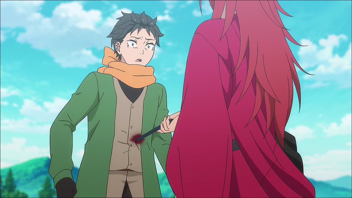 sta_bb's tweet photo. #リゼロ S4EP8
記憶喪失となったスバルは…死に戻りを経験したが それが何か分からないし 従来通り他人に話せない🤩本質が変わっていないため 他人には元のスバルに見える🤩仲間含め経験が多く 記憶喪失の身では 短時間で情報処理できずヒステリー状態になる🤩で…なんでシャウラの瞳が3つに😱 https://t.co/y6TBtgYhPQ