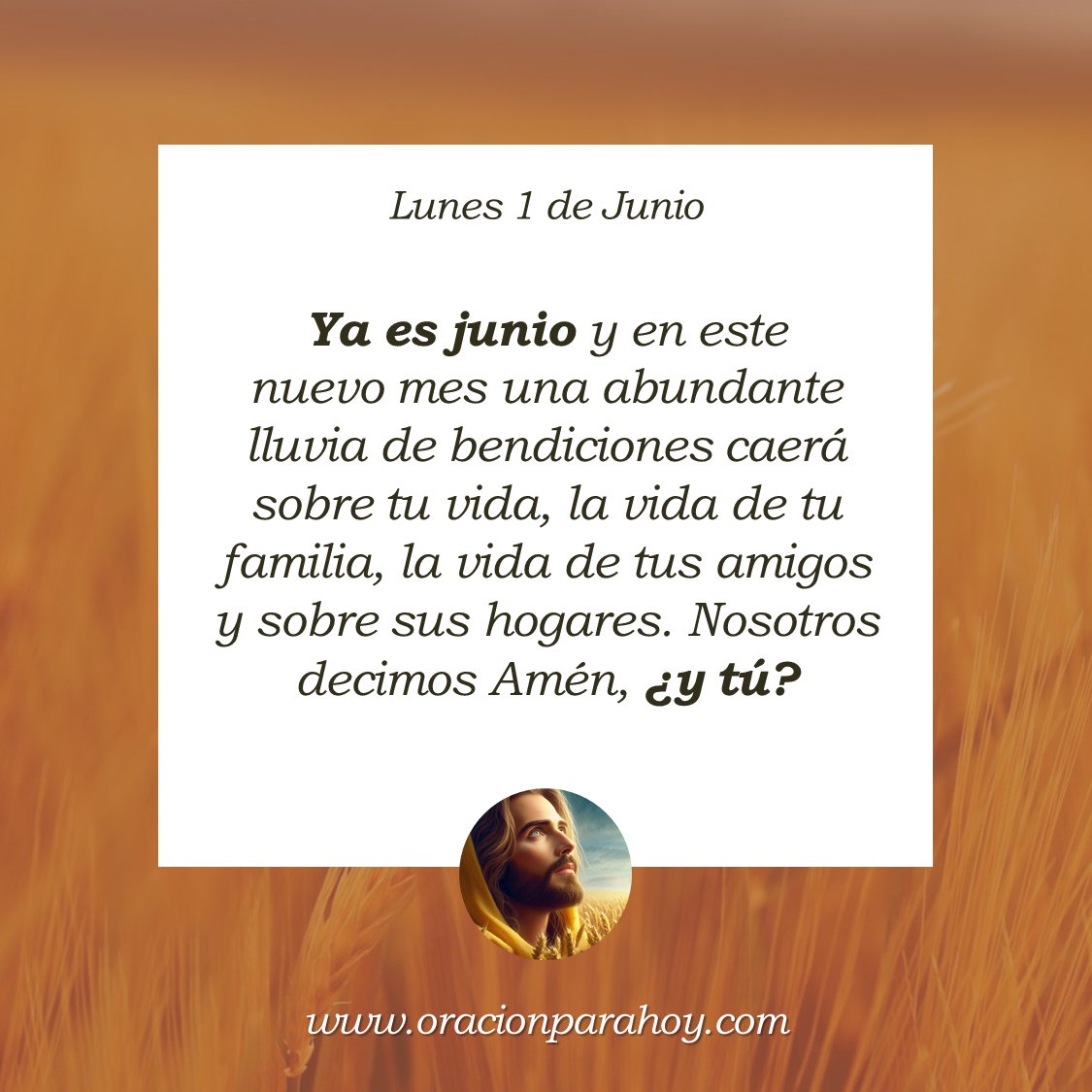 OracionParaHoy's tweet photo. Oración para hoy 1 de junio: https://t.co/rJfMSgCVe0 ✨ https://t.co/Dy7NxFvVvo
