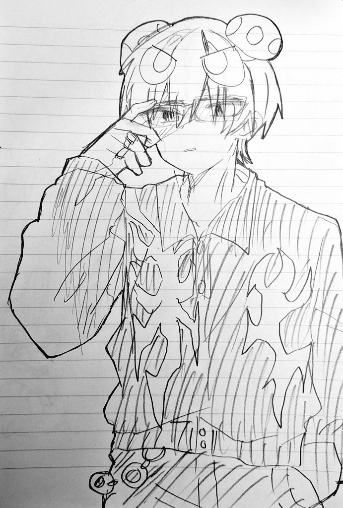 aya_love_nkun's tweet photo. らくがき
 #おさでいイラスト https://t.co/Qhf9G5exdL