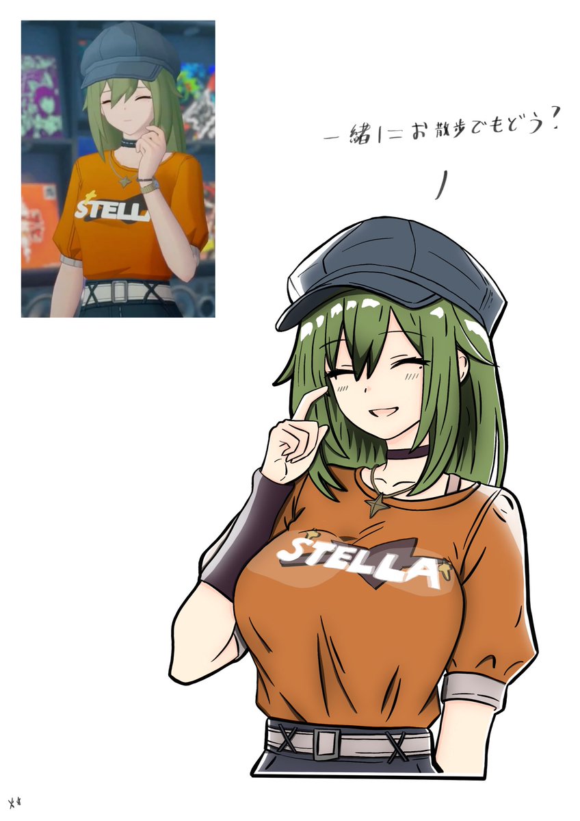 HibaraKirari's tweet photo. 明けの明星と散歩に行きます
#ゼンゼロ 
#zzzero https://t.co/JboL0cSX1k