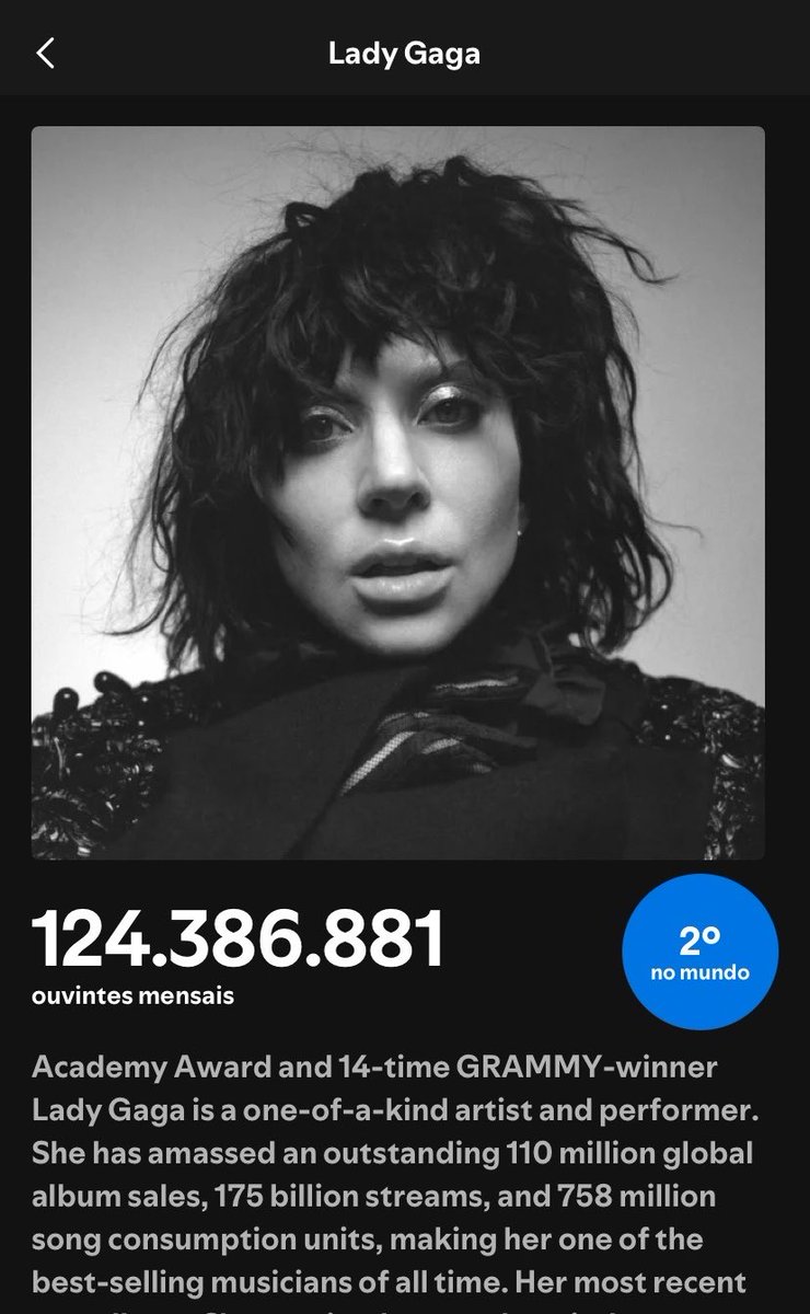 afneryc's tweet photo. @siirdaviis @positionses When Beyoncé has:
110 million albums
758 million singles
175 billion streams
then we can talk, okay?!

(numbers achieved up to 2024, before the album Mayhem was released) https://t.co/a2CZYMzpBE