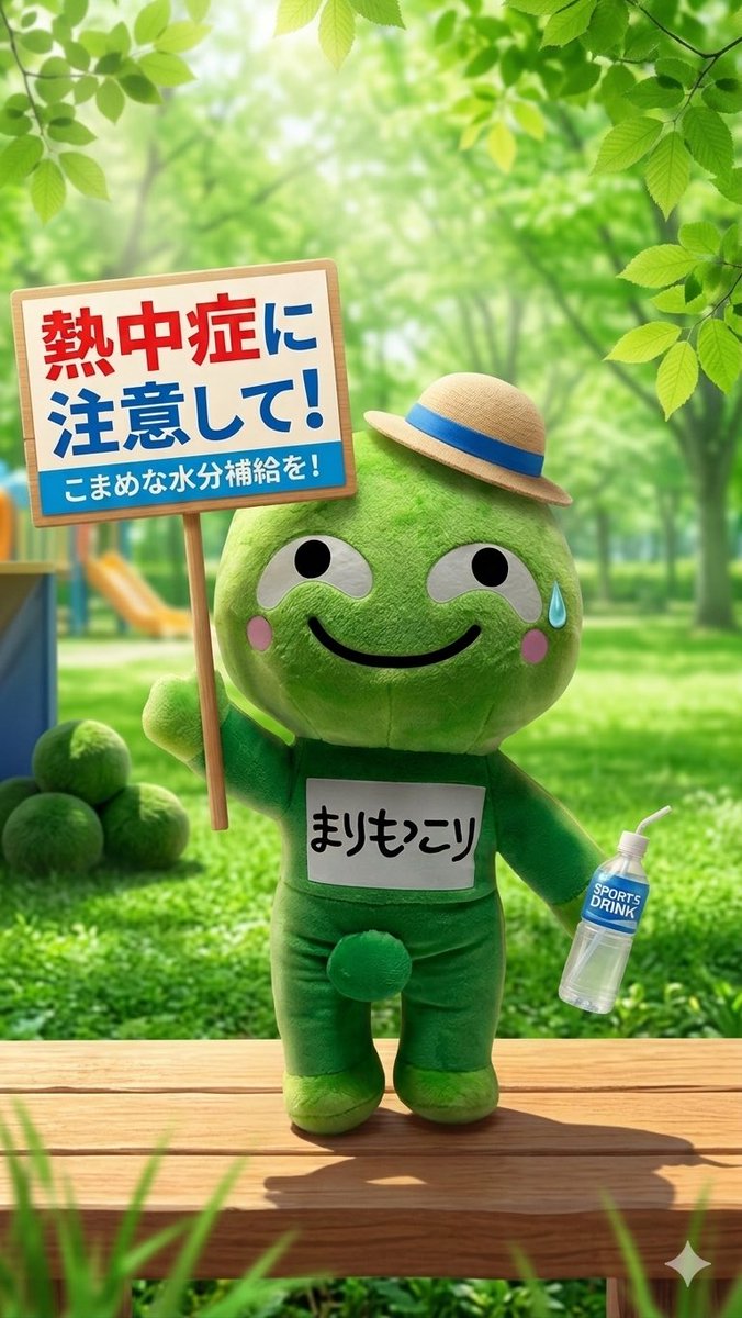 やっべ！なまら暑っ！！ 熱中症にご注意を