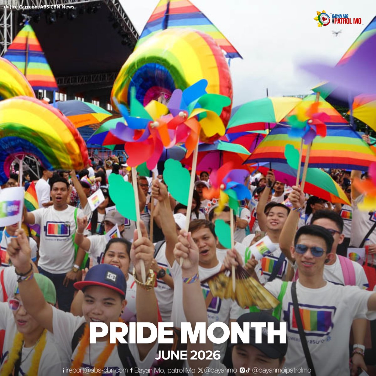 bayanmo's tweet photo. MAGMAHAL NANG MALAYA 🌈

Happy Pride Month! Ngayong buwan, binibigyang-diin ang kahalagahan ng isang inklusibong lipunan na may paggalang sa bawat isa at pagpapahayag ng tunay na sarili.

#BMPM https://t.co/JGXkDR5Sts