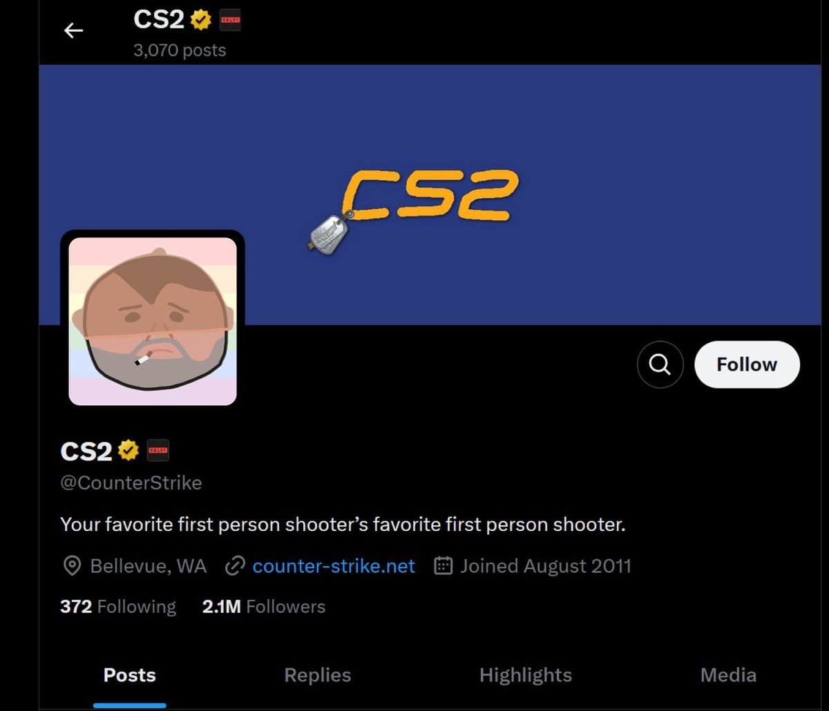 ScamSkins's tweet photo. CS2 have updated their pfp to include a faint rainbow background😮
What could this mean 🤔 https://t.co/BTukyMgl5E