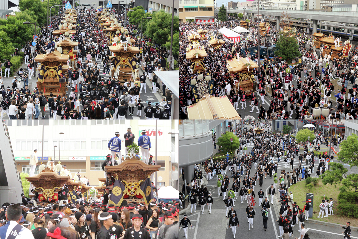 和泉市制70周年を祝うだんじり曳行実行委員会の皆様、 和郷会の皆様