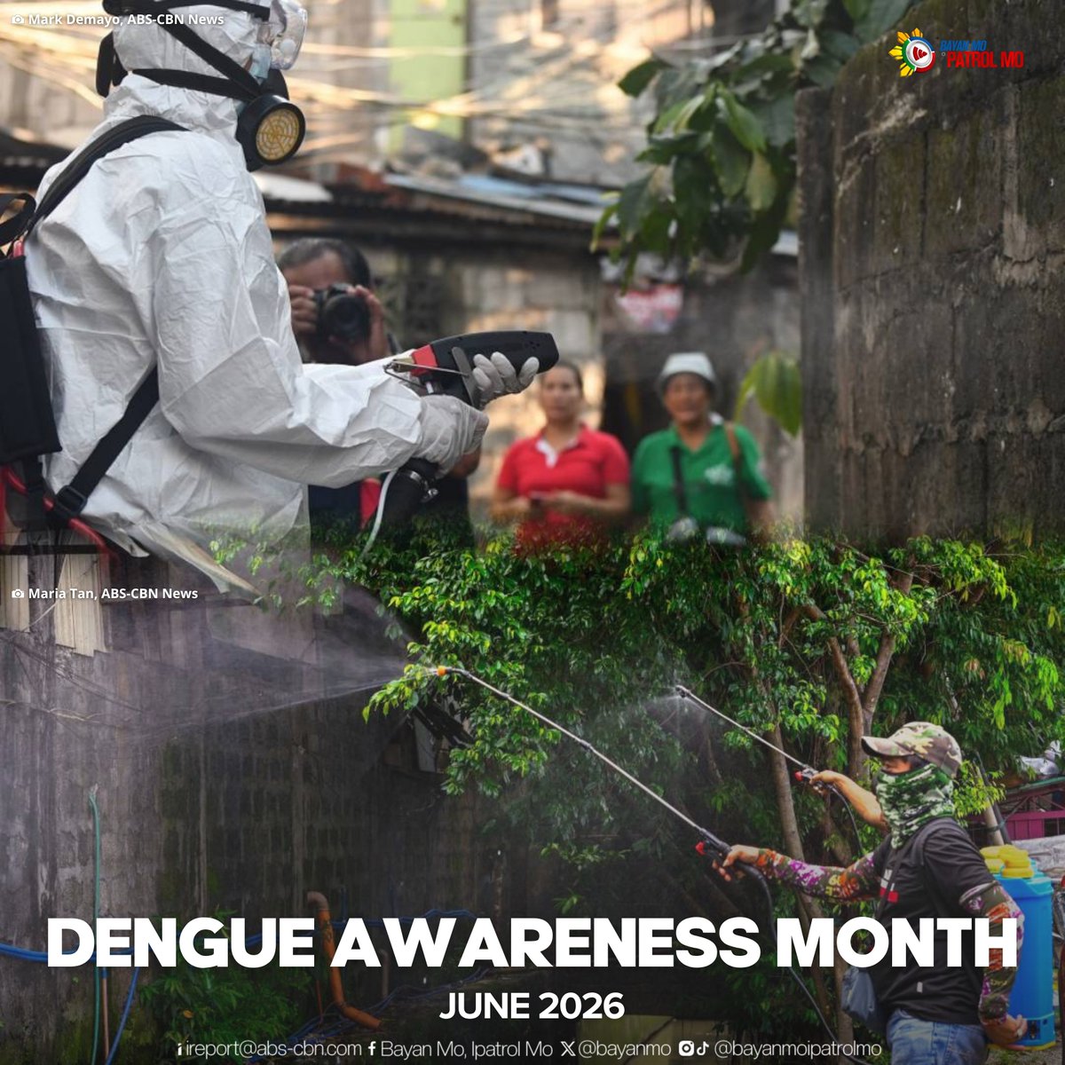 bayanmo's tweet photo. Ngayong Dengue Awareness Month, hinihikayat ang publiko na panatilihing malinis ang kapaligiran upang maiwasan ang pagdami ng lamok na nagdadala ng dengue.

#BMPM https://t.co/PWhyjyuonU