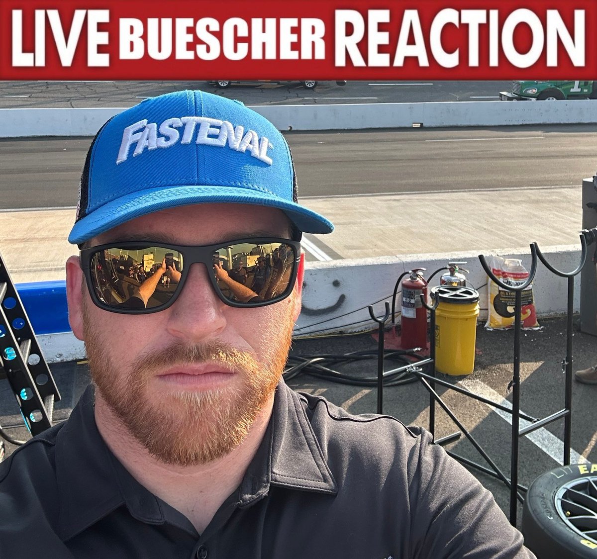JScates97_'s tweet photo. Of course Buescher would hit the wall 🙃. Every week it’s something else. I’ve lost hope for this season. Bet all the el dente fans are happy. https://t.co/nDWSTQIac6