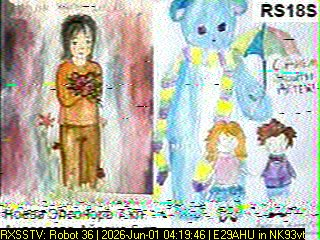 chokelive's tweet photo. SAKHACUBE-CHOLBON (RS18S) SSTV 
over Thailand NK93vt https://t.co/IFUiEo2Z1q