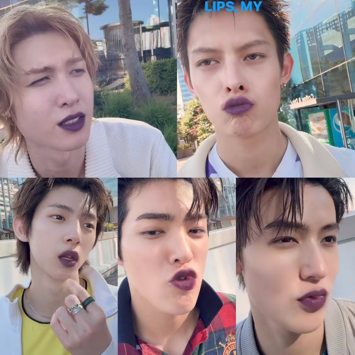 eomkzu's tweet photo. cortis: my blue lips~
coer: no it's purple!

😭😭😭😭😭 https://t.co/pfeDiuyxwO