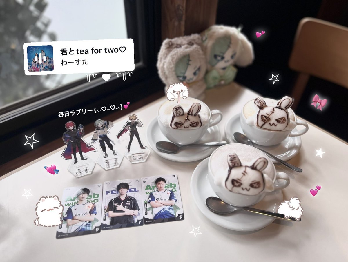 _____b7282e's tweet photo. あるらびラテアート☕️♥ https://t.co/6l85caovcd
