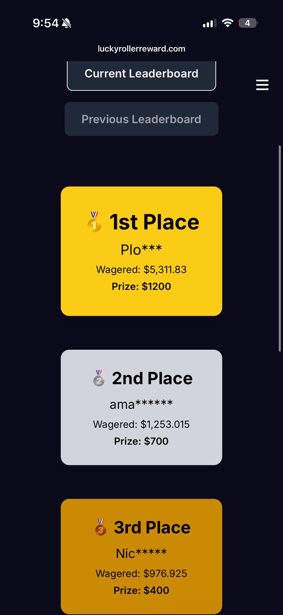 LuckyrollerVIP's tweet photo. $3,000 MAY LB PAID 💰

->> NEW $3,000 JUNE LB HAS STARTED CHECK YOUR STANDING IN https://t.co/VlSXiam516 https://t.co/Y0VAJTTcPr