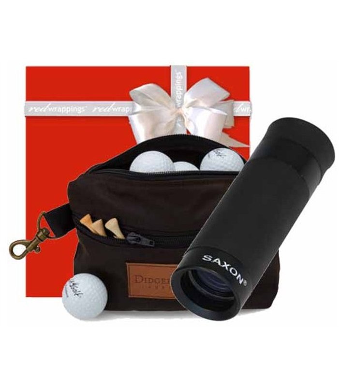 RedWrappings's tweet photo. A Saxon Golf Scope for the golfer, and a pouch for balls and tees. The scope is designed to assist golfers track the ball with 5x magnification and an internal scale to help gauge the distance to objects around the course. 

#GiftIdeas
#UniqueGifts
#Golf

https://t.co/NFEnetVG9V https://t.co/9np4sCcZCB