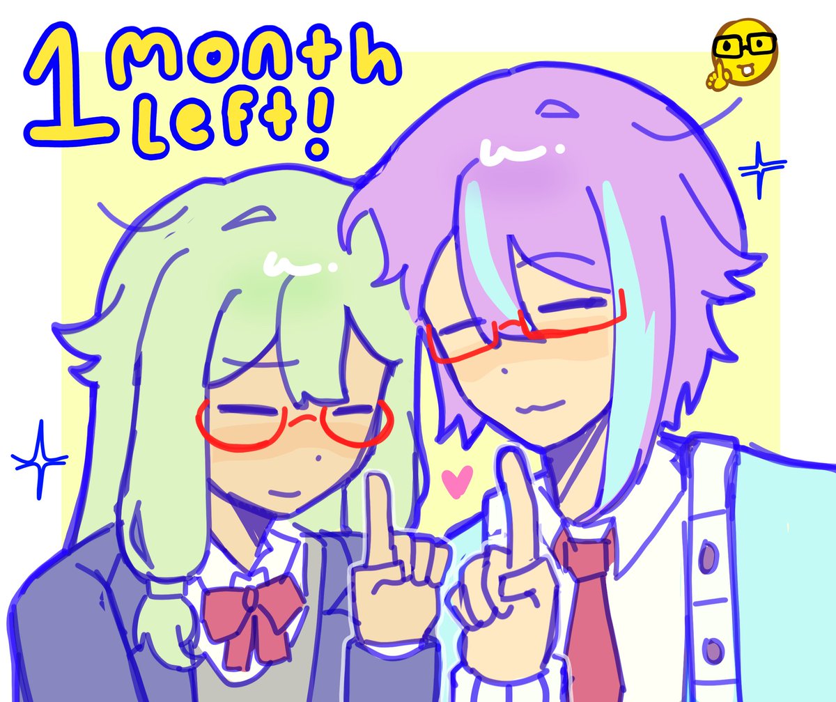 RnnShipWeek's tweet photo. 💜Hey Hey Hey!!💚
Do you know Ruinene Week 2026 is in one month left?!
Can't wait to see everyone's works!!!
We have plenty of more countdowns to go🎉

Art by our super cool⌚️ Nii ( @niichatea )
#類寧々 #Ruinene
#RuineneWeek2026 https://t.co/3OTBR31IlF