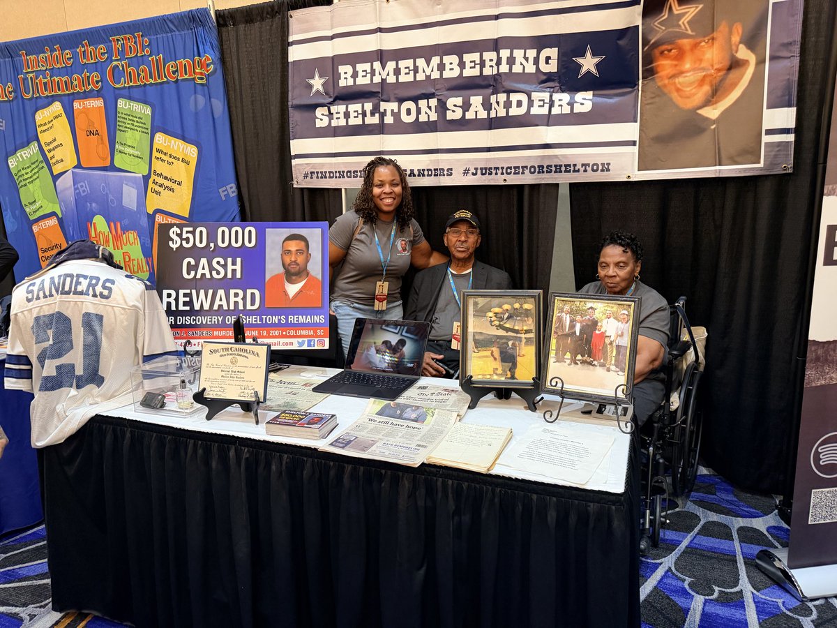 FindingShelton's tweet photo. CrimeCon Las Vegas 2026!
I had the opportunity to bring Shelton’s parents with me, and together we met advocates, podcasters, media professionals, content creators, and people from across the country who took the time to listen to Shelton’s story and offer their support. https://t.co/MQYz0Wg4EX