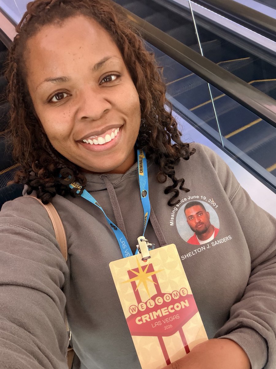 FindingShelton's tweet photo. CrimeCon Las Vegas 2026!
I had the opportunity to bring Shelton’s parents with me, and together we met advocates, podcasters, media professionals, content creators, and people from across the country who took the time to listen to Shelton’s story and offer their support. https://t.co/MQYz0Wg4EX