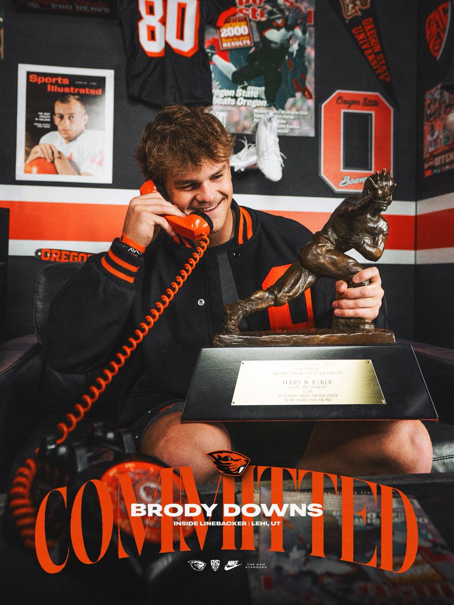 brodydowns8's tweet photo. 100% Committed to Oregon State!! All credit to my savior🙏
Go Beavs!!⚫️🟠🦫
@Coach_Dennison @CoachShephard @EronHodges @BeaverFootball https://t.co/7iB8QNyaxc