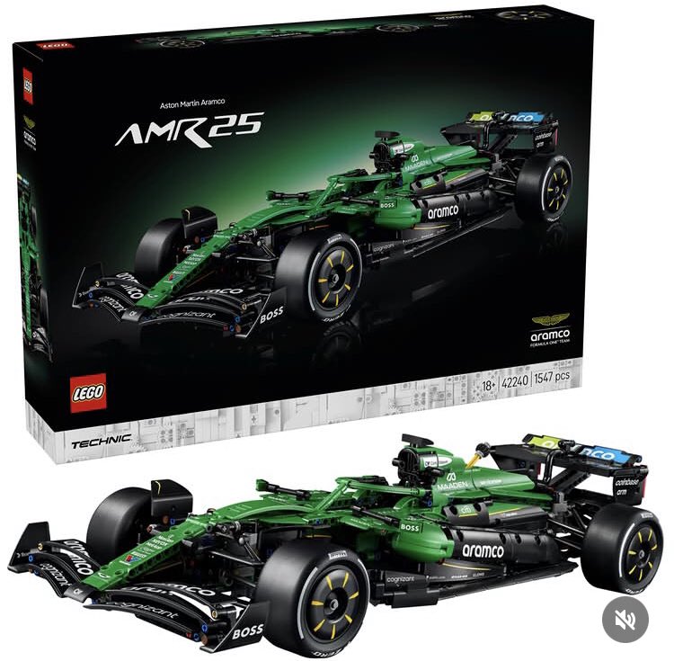 BlogsBrick's tweet photo. Lego Technic Aston Martin Aramco AMR25 F1 Car revealed!

1547 Pieces / $229.99 / 1st July 2026

#Lego #Legonews #Legoleaks #Technic https://t.co/lnKJLLXpg1