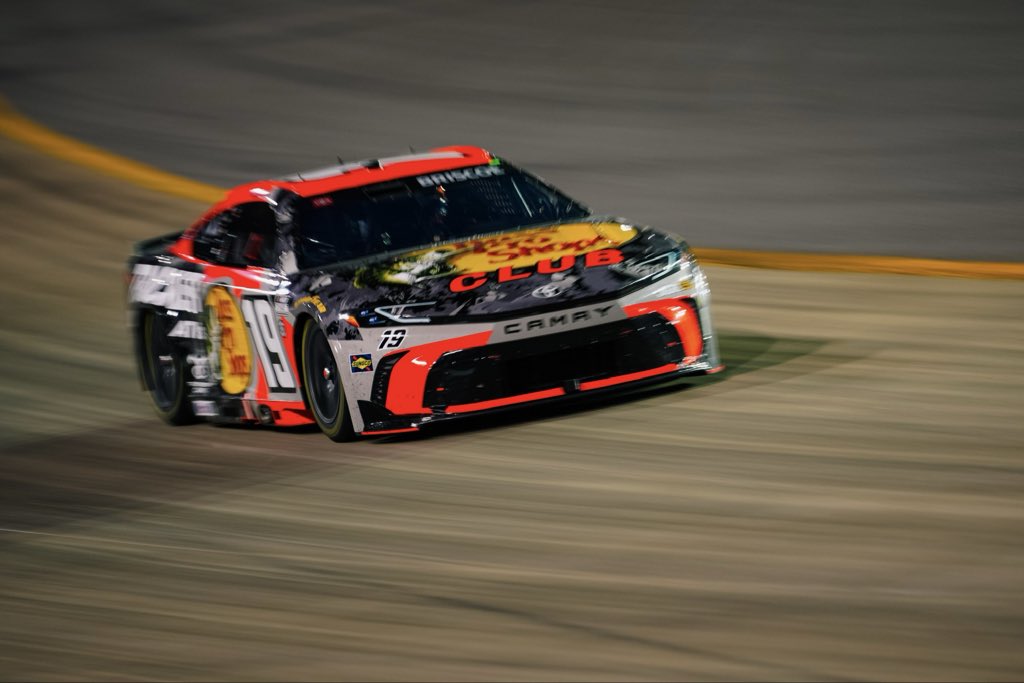 JoeGibbsRacing's tweet photo. Race results from @NashvilleSuperS 

P1 - @dennyhamlin 
P2 - @CBellRacing 
P3 -@chasebriscoe 
P13 - @TyGibbs 

#TeamToyota https://t.co/zUyat8VQht