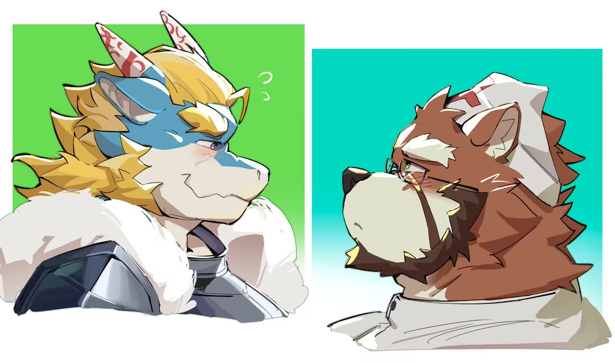 C19081260's tweet photo. 🦝“骑士大人，恕我直言，您各项指标均已达标，可以出院了”

🐉“是吗？可我感觉心脏跳的很快，呼吸也有些困难，我的小护士能帮我再治疗下吗...❤️”
🎨：@chenchu_chen https://t.co/wzKhf0n4XG