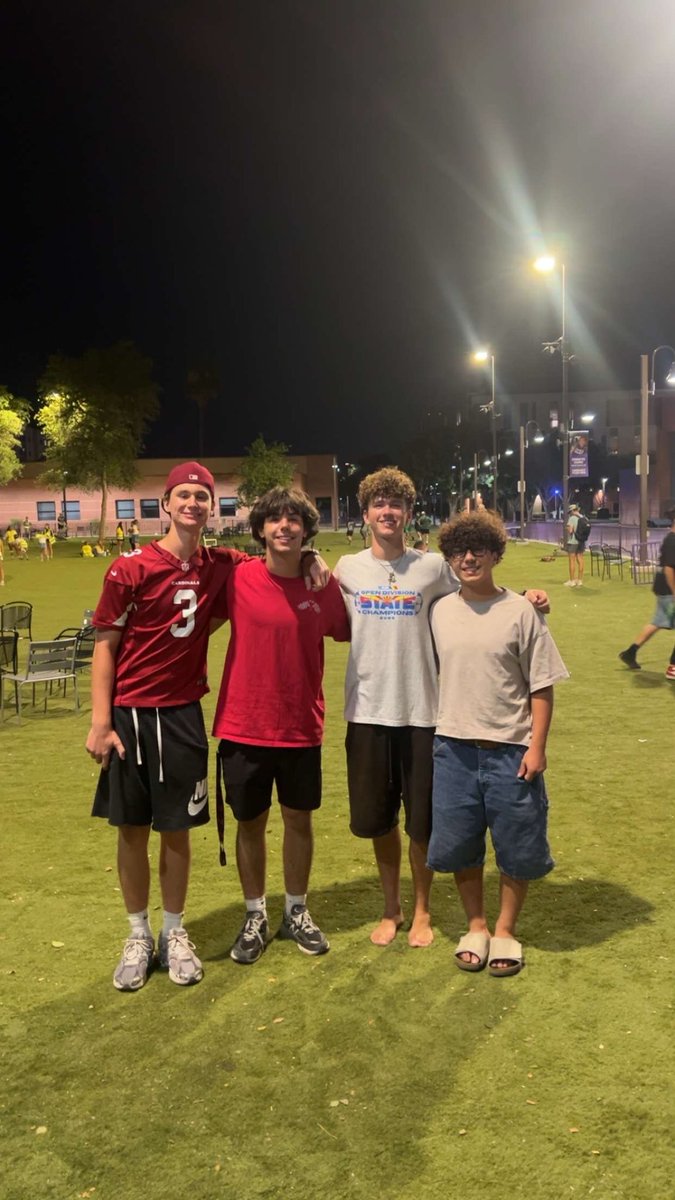 Ace_Rizzo14's tweet photo. Had an incredible time serving as a coach at the CCV Jr. High Church Camp this week. So amazing to see God working in the lives of these students. God is moving in incredible ways, and I’m blessed to be a small part of it. https://t.co/nJhcDYvVBl