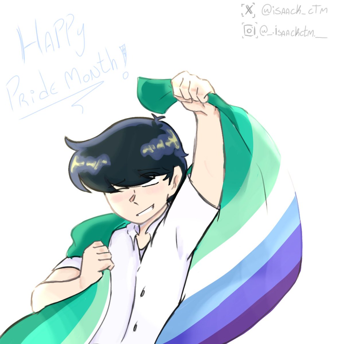 Isaack_cTm's tweet photo. Holi, feliz mes del orgullo a todos!!
Los de tiktok ven esto y se desmayan/j 

#goforitnakamura #ガンバレ中村くん https://t.co/0o0xXNHu9y