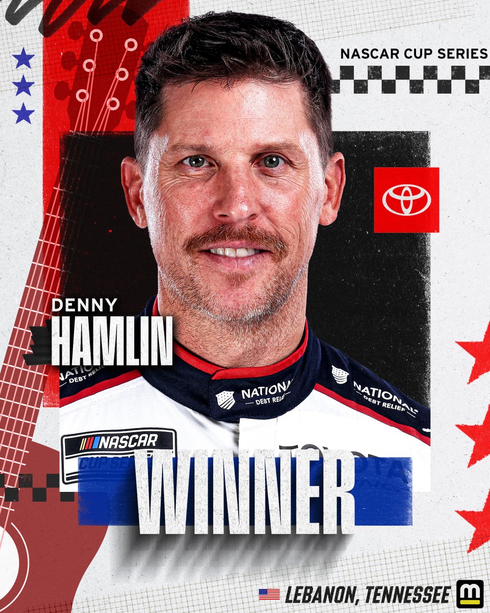 Motorsport's tweet photo. THAT WAS INCREDIBLE.

Denny Hamlin WINS at Nashville! https://t.co/CfDTY84inH