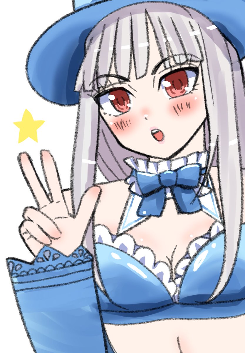 Akatuki0831's tweet photo. 思ったより青くなっちゃった…
本当は水色が良かったんです

イングリッドちゃん

#スト6
#イングリッド https://t.co/0IfJczbRYQ