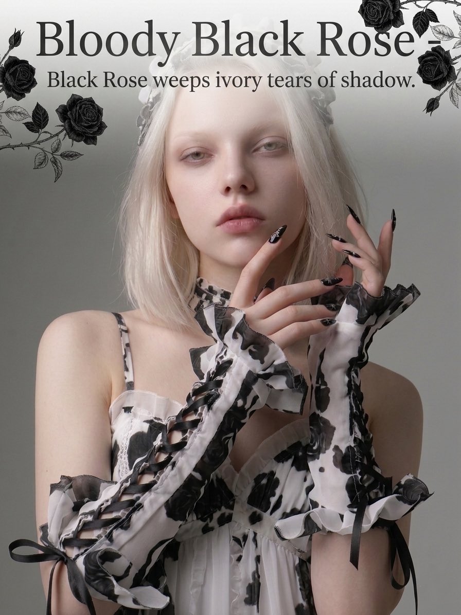 h.NAOTO 2026 A/W Collection Forbidden Awakening】 ⬛️🥀Black Rose
