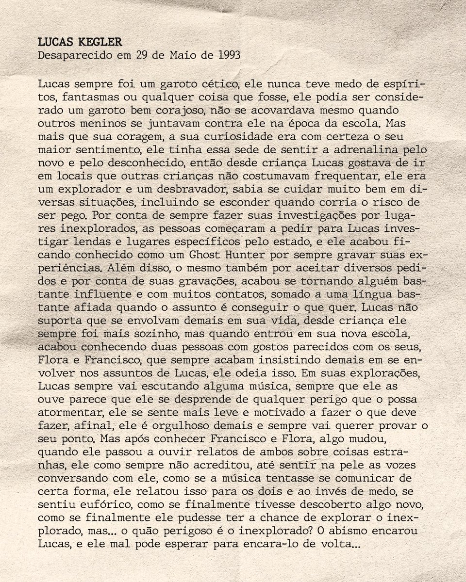 FlamulaRPG's tweet photo. 💾O PASSADO EM #ESCAPISMORPG.

A oneshot já disponível no YouTube conta com o primeiro PLAYTEST de um sistema de HORROR ANALÓGICO cuja a própria "BACKSTORY" escrita pelos jogadores atua como uma ficha de personagem.

Confira o passado de Flora, Francisco e Lucas: https://t.co/OdfqkBkntZ