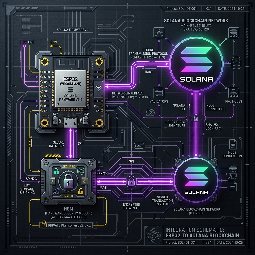 RoboWallet_sdk's tweet photo. How do you fit the entire @Solana blockchain stack into a $3 microchip with only 520KB of RAM? 🤯

We built RoboWallet to enable DePIN hardware to sign and broadcast transactions natively. No intermediate servers. No AWS.

Here is a deep dive into our zero-heap architecture. 🧵👇 https://t.co/SpZy4T1jpO