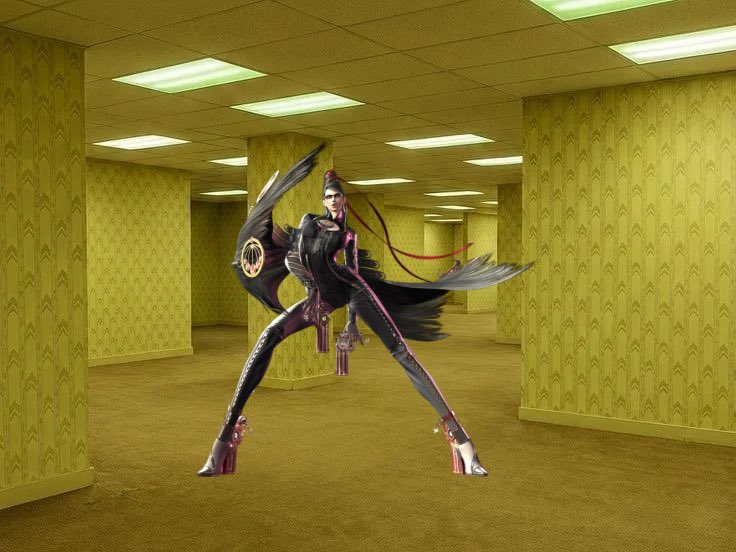 viicokhepri's tweet photo. Bayonetta goes visit Backrooms https://t.co/Gu5JwhGiRC