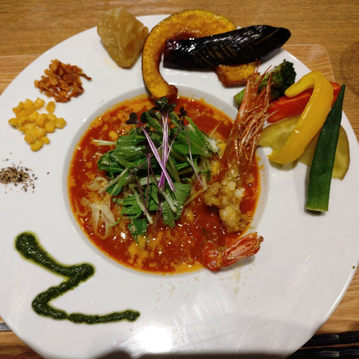 sbrndve's tweet photo. リゾットヌードル https://t.co/YFypA7Dbke