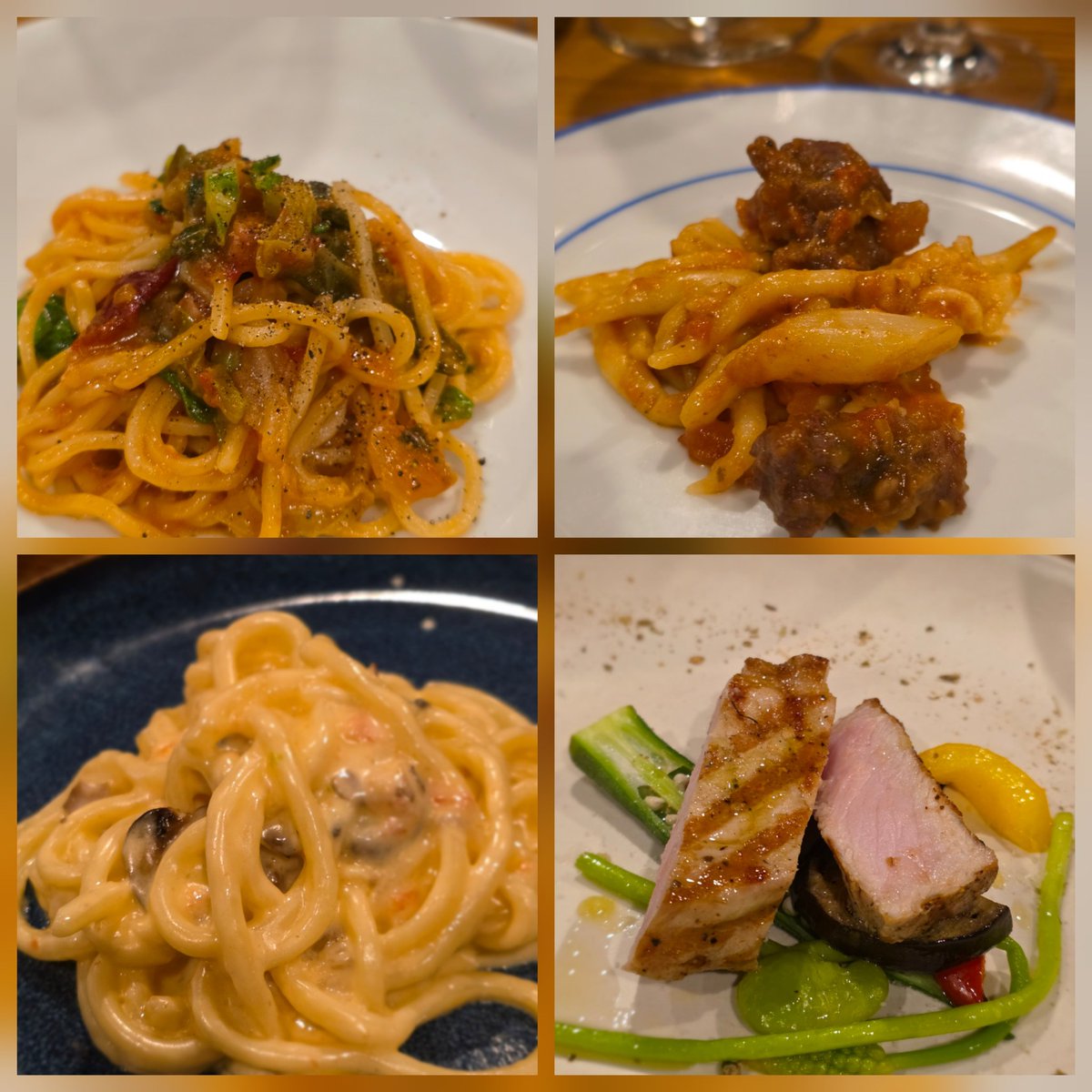 sagayuri1's tweet photo. Osteria CROCETTA YANAKA
不死鳥カラス@w960phoenixさんに教えていただいて伺ってきました！✨オープンキッチンでシェフと対面でコースを楽しめるというなんとも贅沢なお店です😍
カラスさんが事前にシェフに連絡してくださってて、浅草開化楼製のパスタ2種も登場！なんて粋な方なんだ😮 https://t.co/jVALmQdsLb