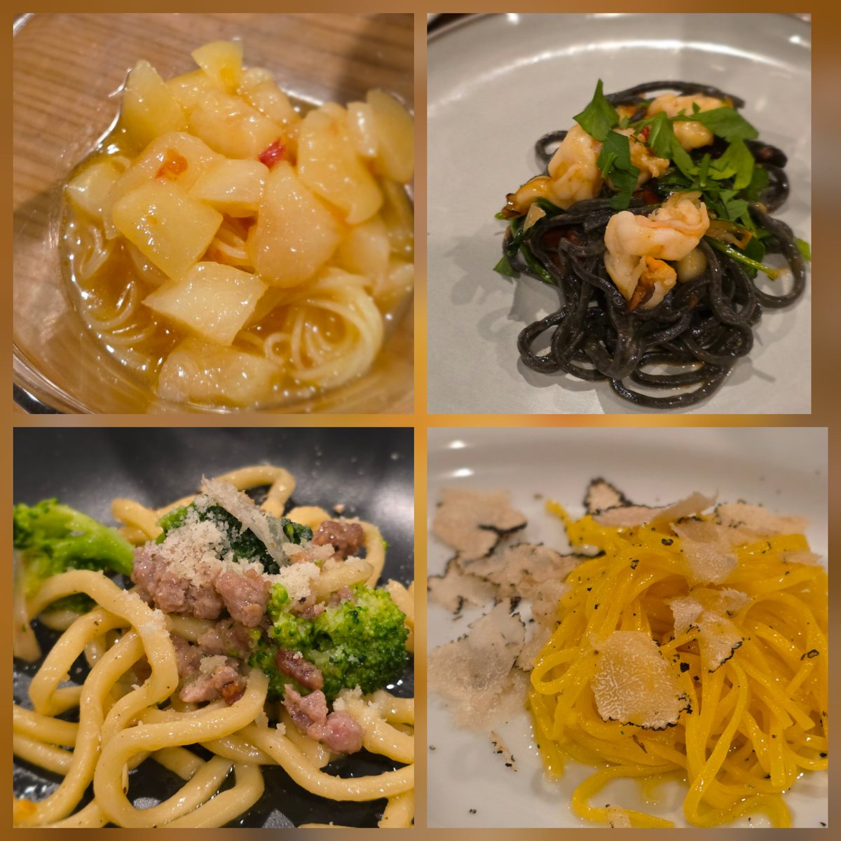 sagayuri1's tweet photo. Osteria CROCETTA YANAKA
不死鳥カラス@w960phoenixさんに教えていただいて伺ってきました！✨オープンキッチンでシェフと対面でコースを楽しめるというなんとも贅沢なお店です😍
カラスさんが事前にシェフに連絡してくださってて、浅草開化楼製のパスタ2種も登場！なんて粋な方なんだ😮 https://t.co/jVALmQdsLb