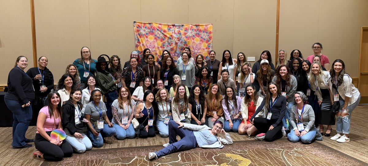 nanog's tweet photo. The sessions are important. The hallway track is legendary. But first... the #WomenInTech Mixer. ✨

Thank you to everyone who joined us to kick off NANOG 97. The conversations, connections, and energy in the room made for a fantastic start to the week. https://t.co/iH63m9q7XY