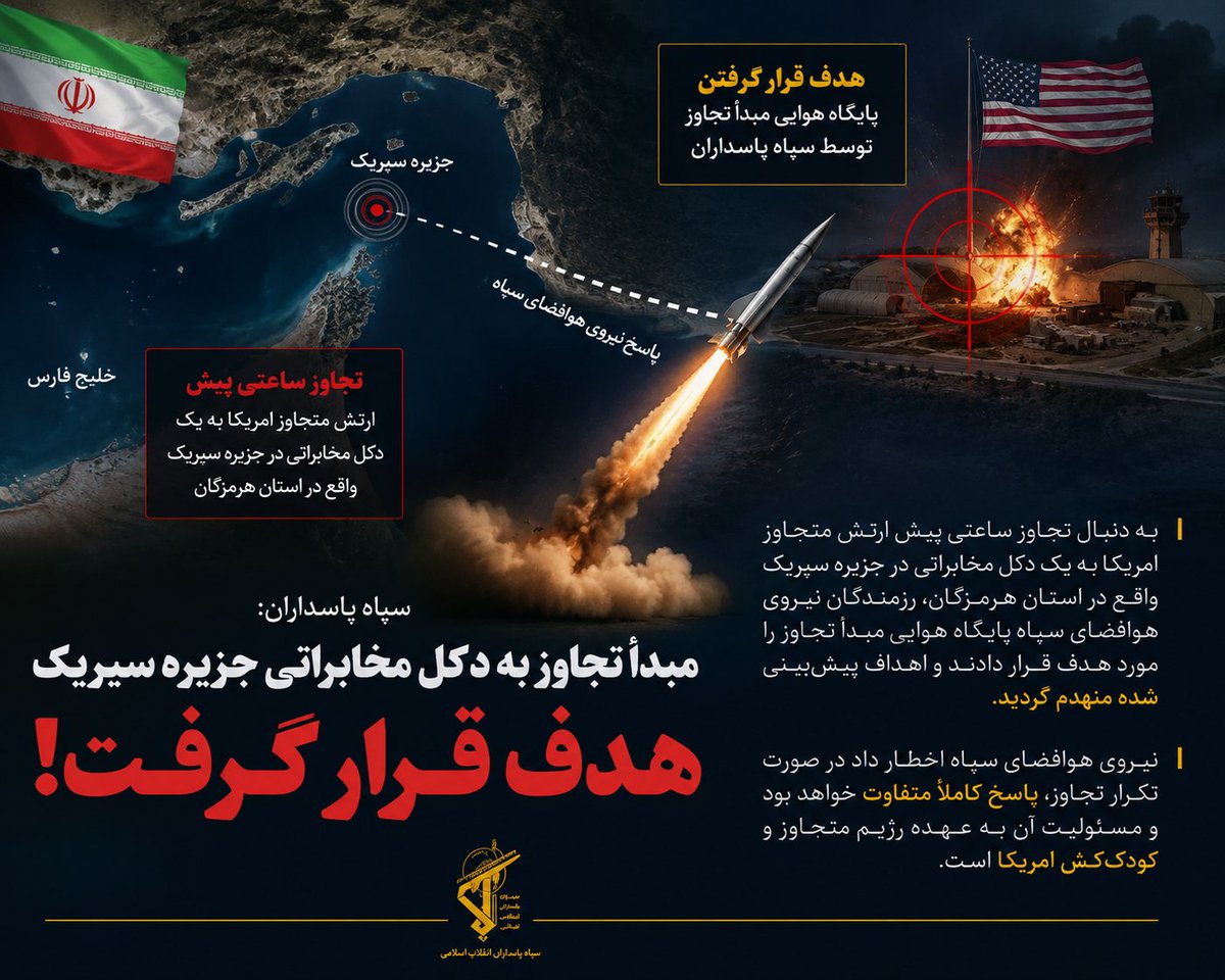 strh265996's tweet photo. در معادلات امنیتی، پیام عملیات گاهی مهم‌تر از خود عملیات است.

بازدارندگی زمانی معنا پیدا می‌کند که طرف مقابل هزینه اقدام خود را در محاسباتش وارد کند.

#ایران
#امنیت_ملی https://t.co/yqJ1PeFQa1