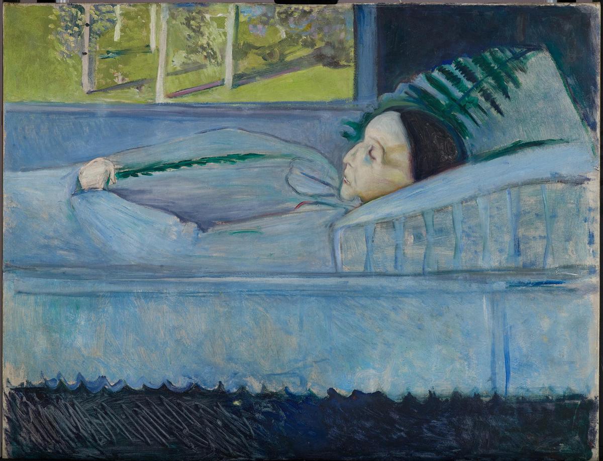 artstitle's tweet photo. エドヴァルド・ムンク
（Edvard Munch、1863-1944）
『死と春』
（Death and Spring） https://t.co/y8uph4gMae