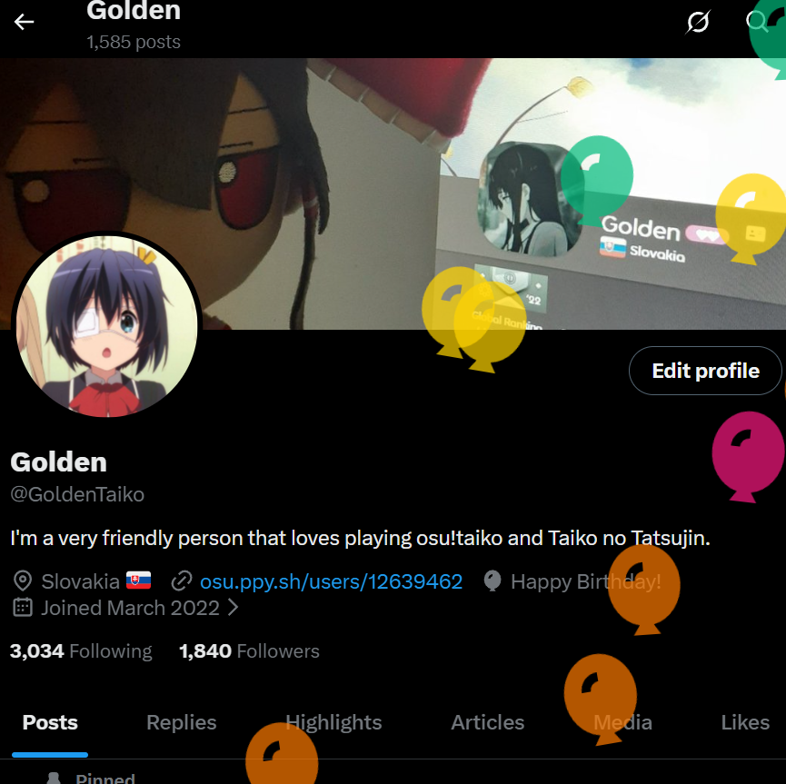 Golden tweet media