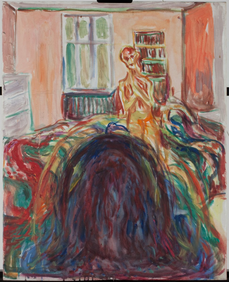 artstitle's tweet photo. エドヴァルド・ムンク
（Edvard Munch、1863-1944）
『狂った視覚』
（Disturbed Vision） https://t.co/KOjfsrS2cr